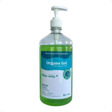 Imagem de Álcool gel aloe vera 1 Litro válvula pump - Organo Gel, 1L