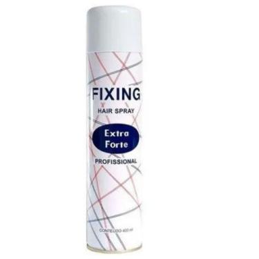 Imagem de Spray Fixador De Cabelo Profissional Extra Forte FIXING 400ml