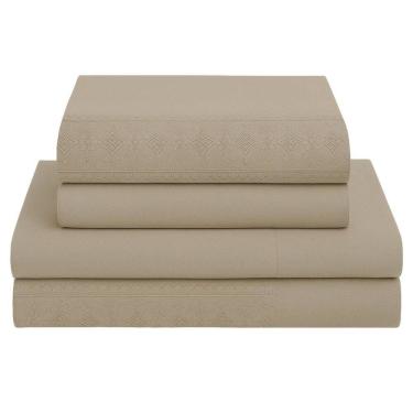 Imagem de Jogo Cama Casal 4 Peças Bordado Inglês Exclusive By Vivaldi