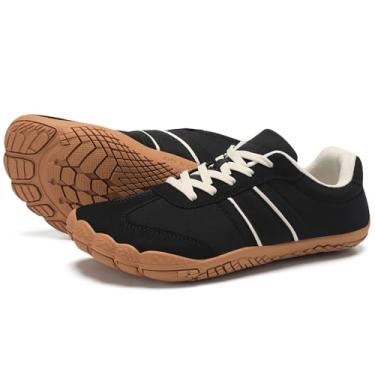 Imagem de Grand Attack Tênis feminino descalço minimalista para trilha, corrida, caminhada, caminhada confortável, 651/preto/chiclete, 7 Wide