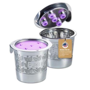 Imagem de Cafeteiras K Cups PUREHQ reutilizáveis de aço inoxidável Keurig K Supr