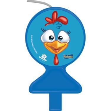 Imagem de Vela Plana Galinha Pintadinha - Embalagem com 1 unidade.