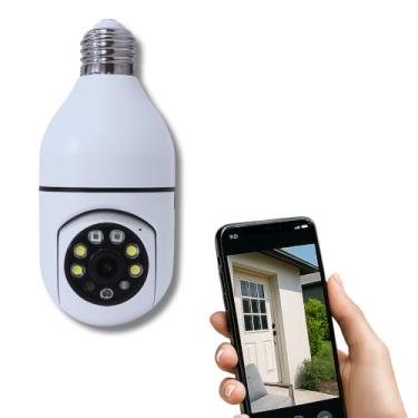 Imagem de Câmera IP Wifi Inteligente Capacidade Cartão MicroSD até 128GB Opera em Rede de 2.4 GHz Bivolt Conexão via App Yoosee Cor Branca