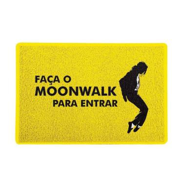 Imagem de Capacho 60X40Cm Moonwalk - Amarelo