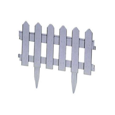 Imagem de Cerca Decorativa Para Jardim De Plástico Mármore 40X29Cm