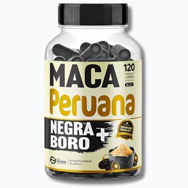 Imagem de Maca Peruana Negra Premium com Boro 120 Cápsulas 500mg