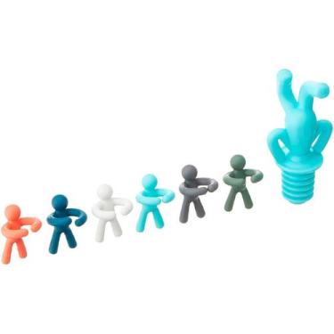 Imagem de Kit Marca Taça com Tampa Drinking Buddy 7 Peças Umbra