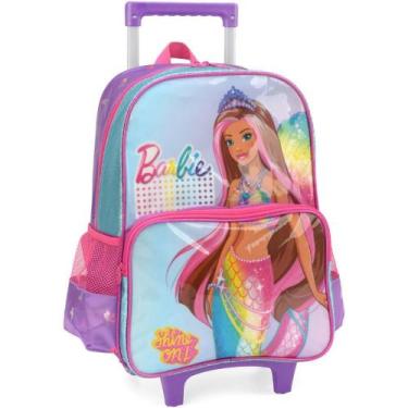 Imagem de Mochila Infantil com Rodinha Barbie GD VL - Luxcel
