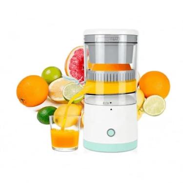 Imagem de Espremedor elétrico recarregável - Máquina de suco cítrico com USB portátil para LARANJA, LIMÃO, TANJA...