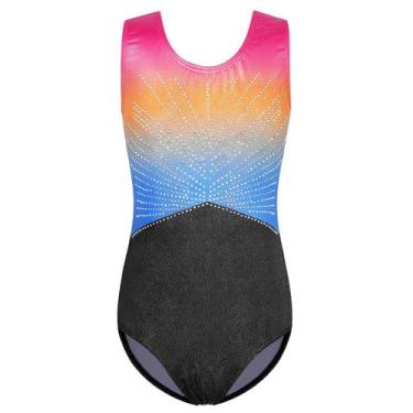 Imagem de Collants de ginástica BAOHULU, roupa de treino para meninas de 3 a 14 