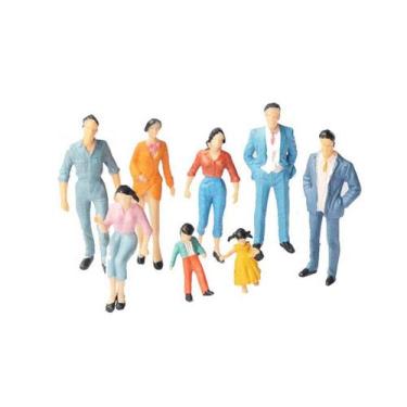 Imagem de Mini People Figures Snner, 24 unidades, escala 1:87 para Model Train