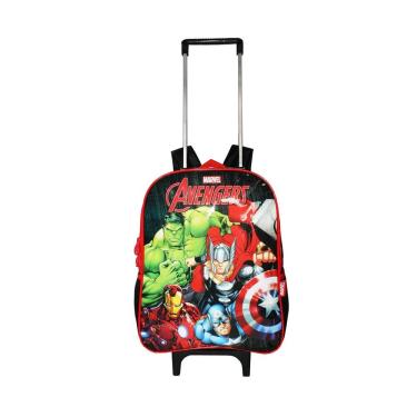 Imagem de Mochila Vingadores Infantil Rodinhas Escolar Novo Meninos