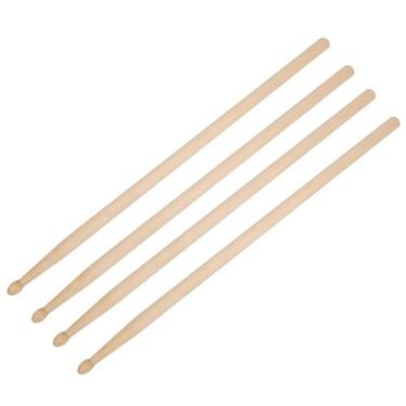 Imagem de Kit de bateria de madeira Baquetas Keenso de 2 pares 5A/5B Jazz Maple