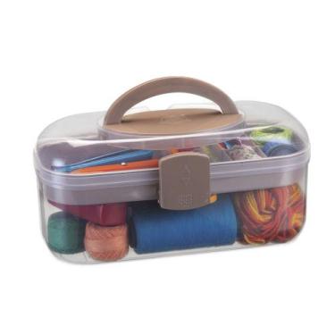 Imagem de Maleta Tendências Organizadora Esmaltes Manicure Maquiagem - Monte Líb