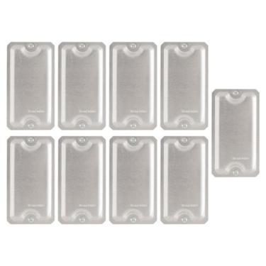 Imagem de 9 Placas Alumínio Polido P/ Condulete 3/4 Cega Tramontina