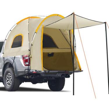 Imagem de Tenda de caminhão Qualencey Waterproof Pu5000mm Oxford para 5,5-6,3 pé
