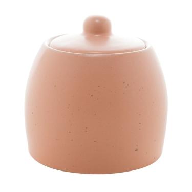 Imagem de Açucareiro de Cerâmica Granilite Salmon 9x8cm Bon Gourmet