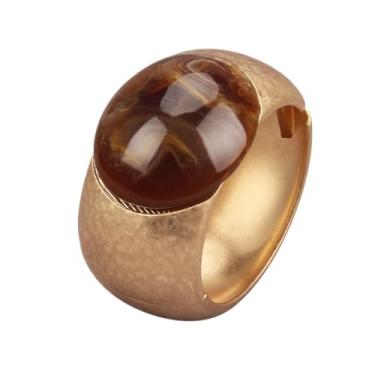 Imagem de Bjesinmo Pulseira feminina dourada com contas de prata, pulseira aberta, empilhável, com contas elásticas, boho, presentes para esposa e casal, Medium, Cobre, Sem Pedra Preciosa