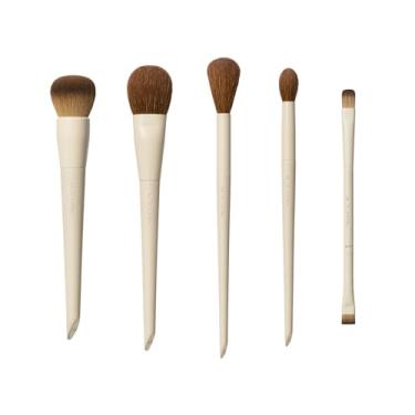 Imagem de Morphe x Ariel Full Makeup Brush Collection - Includes A24 Foundation, A58 Cream Contour, A19 Dual-Ended Concealer, A14 Precision Setting, and A22 Blush Brushes (5 Piece Set)