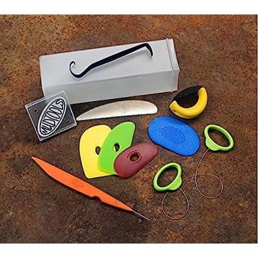 Imagem de Kit de ferramentas para iniciantes MudTools Sherrill Essential, 10 peças, para cerâmica, argila, artistas escultores