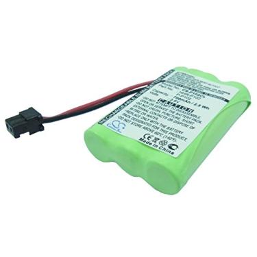 Imagem de 700mAh Telefone sem fio Bateria de substituição, Compatível com KX-TC1210,KX-TC1220,KX-TC1230,P-P102