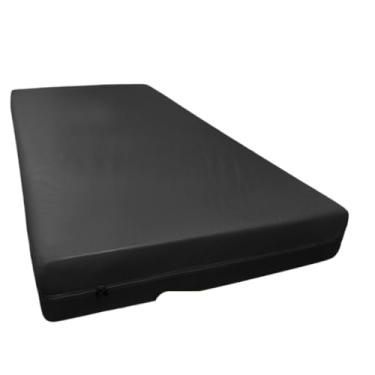 Imagem de Protetor De Colchão Impermeável Capa Colchão Vários Tamanhos,capa colchão impermeável(SOLTEIRO ZIPER- 188/88/12,preto)