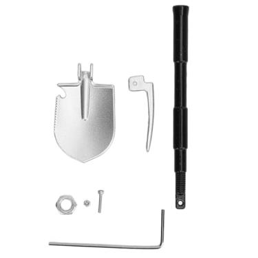 Imagem de RiToEasysports Acessórios Esteira Rolante de Rc, Ferramenta Ajustável pá Esteira Rolante do Metal Simulação do Ferro Liga de Alumínio para Acessórios Decoração (Preta)