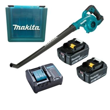Imagem de Kit Soprador à Bateria Dub186z-p + 2 Baterias 18v 5ah + Carregador Dc18wc Bivolt + Maleta Plástica M