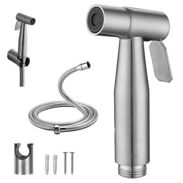 Imagem de Ducha Higienica Chuveirinho Banheiro Lavabo Higienizaçao Limpeza Mangueira Flexivel Spray Acessorio Resistente