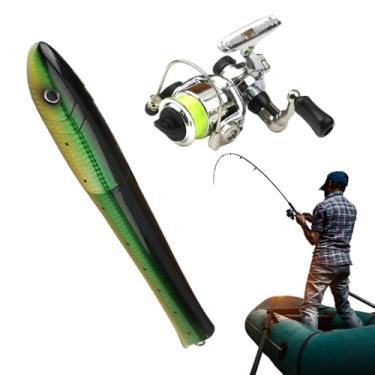 Imagem de Shakven Vara de pesca pequena, vara de pesca com caneta - Caneta de pesca dobrável Vara de bolso Vara de pesca - Prático rio vara de pesca vara de pesca carretel combinação para água salgada de água