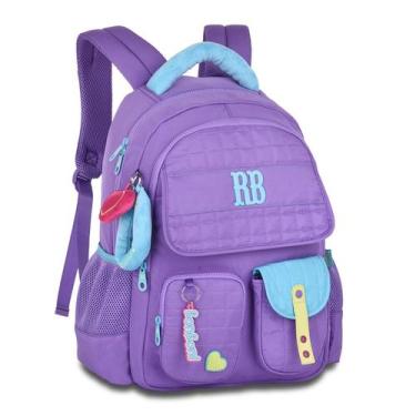 Imagem de Mochila de Costas Rebecca Bonbon Plush Dreams RB26239 Grande Juvenil B