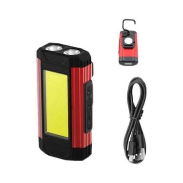 Imagem de Lanterna De Trabalho Magnética COB Recarregável Super Brilhante LED À 