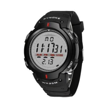Imagem de Relógio Digital Esportivo Masculino À Prova D'Água Luminosa Multifunci