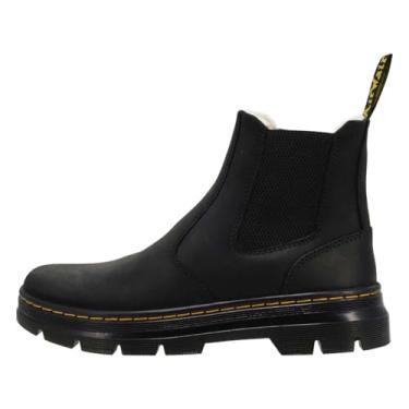 Imagem de Dr. Martens Bota unissex Embury Wl Chelsea para adultos, Preto, 13 Women/12 Men