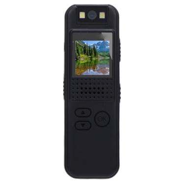 Imagem de Cryfokt Câmera Corporal 1080P, Gravador de Vídeo Lente Ajustável de 180 Graus, Suporte para Cartão de Memória de 256 GB, Transferência Rápida, Montagem Magnética, Economia Automática de