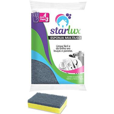 Imagem de Starlux Esponja Multiuso Lv 4 Pg 3 (Ref 745) 60X4, Starlux