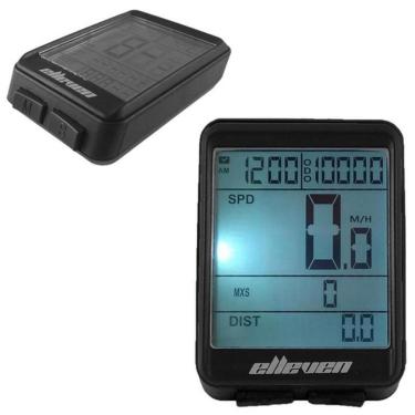 Imagem de Ciclocomputador Elleven F-11 com Fio e Luz Interna Velocímetro-Unissex