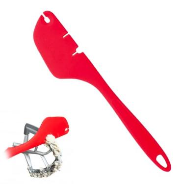 Imagem de Espátula de silicone para batedeira, raspador, espátula antiaderente para assar, raspar, misturar, cozinhar, espátulas resistentes ao calor para acessórios de misturador de auxílio de cozinha