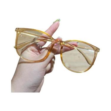 Imagem de Óculos Unissex De Alta Definição Com Armação Redonda Retrô, Bloqueador