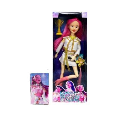 Imagem de Figura De Brinquedo Kpop Demon Hunters Derpy Rumi Mira Zoey Sussy Com 