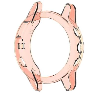 Imagem de BCMCBV Capa de relógio TPU para Garmin Fenix 5X 5S 5 Plus, moldura protetora, capa de proteção macia, acessórios de capa protetora (laranja, para fenix 5x)