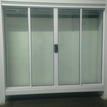 Imagem de Janela 4 folhas 1,20x1,20 sem grade no alumínio branco