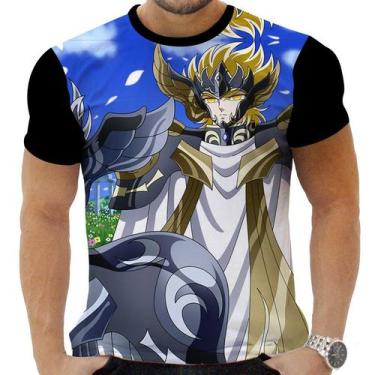 Imagem de Camiseta Camisa Personalizada Anime Cavaleiros do Zodíaco 16 - Zahir S