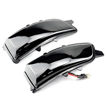 Imagem de Luzes de seta de carro para Volvo S80 2007-2013 LED luz de seta dinâmica espelho retrovisor sequencial espelho de porta espelho de direção