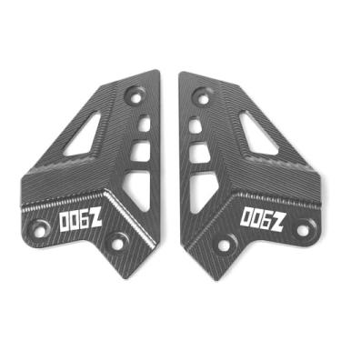 Imagem de Anti-derrapante Para z900 Z-900 2017 acessório da motocicleta pé peg protetor calcanhar capa protetora guarda(Gray)