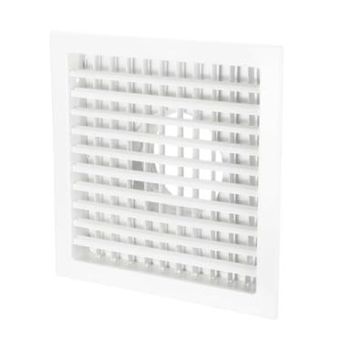 Imagem de PATIKIL Tampa de ventilação quadrada de 30,5 x 30,5 cm de diâmetro, 15 cm de diâmetro, grade de fornecimento de ar, difusor de ar ajustável com adaptador quadrado a redondo para duto de ventilação de