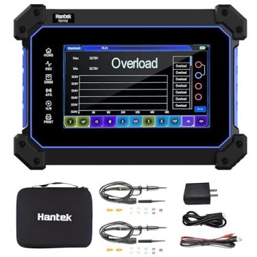 Imagem de Hantek Osciloscópio De Tablet 110 Mhz De Largura De Banda 250 Msa/S 8 M De Profundidade De Armazenamento Com Tela Sensível Ao Toque De 7 Polegadas (To1112/110 Mhz + 2 Canais)