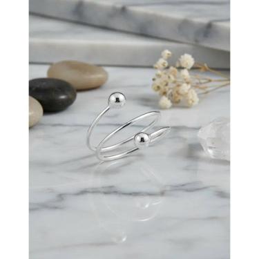 Imagem de Anel prata 925 regulavel bolinha Fabro Saints