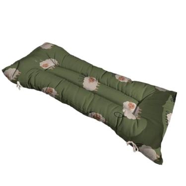 Imagem de Almofada Futon 120 cm x 40 cm para cadeira e banco estampada - Varias Estampas - Futon grande Moderna(ovelhinhas)