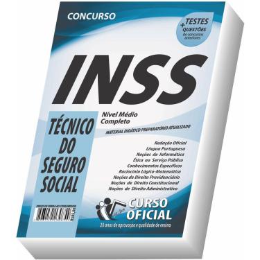 Imagem de Apostila Inss Técnico Do Seguro Social Curso Oficial
